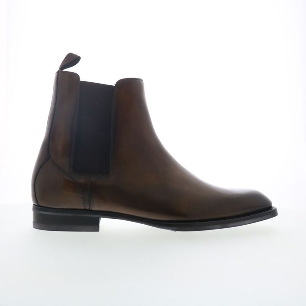 Di Bianco Mens Adria Calfskin Brown Boots (NWT)